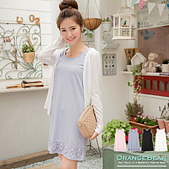 【Summer Dress Sale♥25% off】Embossed Fabric Lace-trim Dress -4 colors
