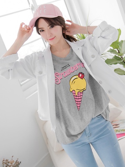 2019衣服穿搭男女裝購買小v領排釦縮口針織上衣優惠促銷推