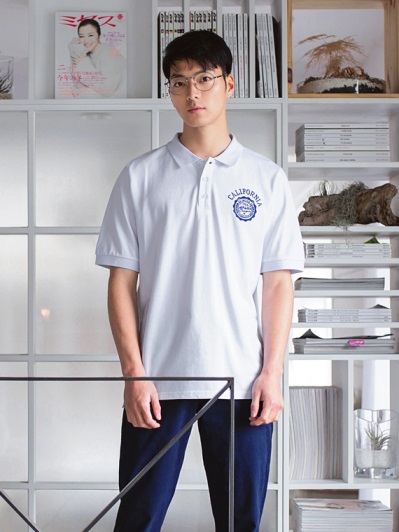 高含棉刺繡徽章造型POLO衫