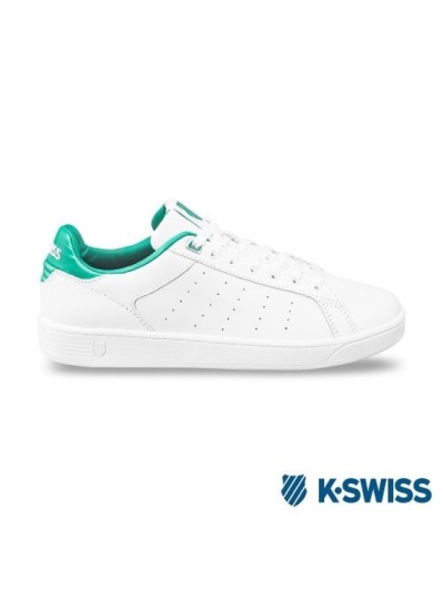 K-Swiss Clean Court CMF休閒運動鞋-女-白/綠