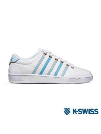 K-Swiss Court Pro II SP CMF休閒運動鞋-女-白/藍/黃