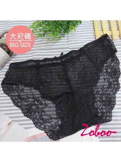 ZOBOO-大尺碼成熟蕾絲女性內褲(UN013)